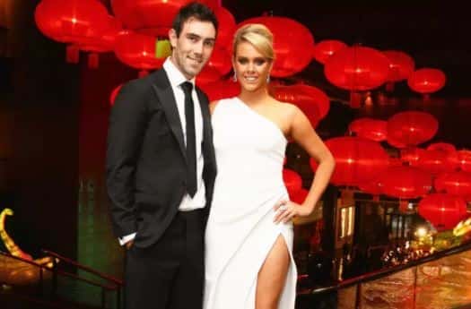 Candice Wyatt and Glenn Maxwell